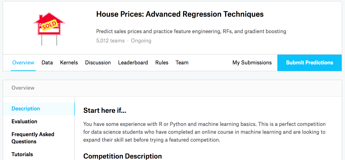 HouseⒶPriceⒶPrediction